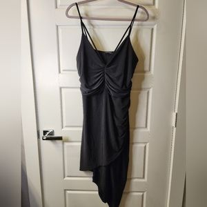 FASHION NOVA Curve 3X‎ Black Asymmetrical Dress